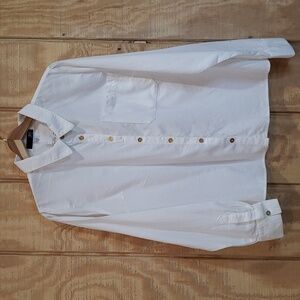 KUT from the Kloth NWT Off White Button Front Shirt Size XXL